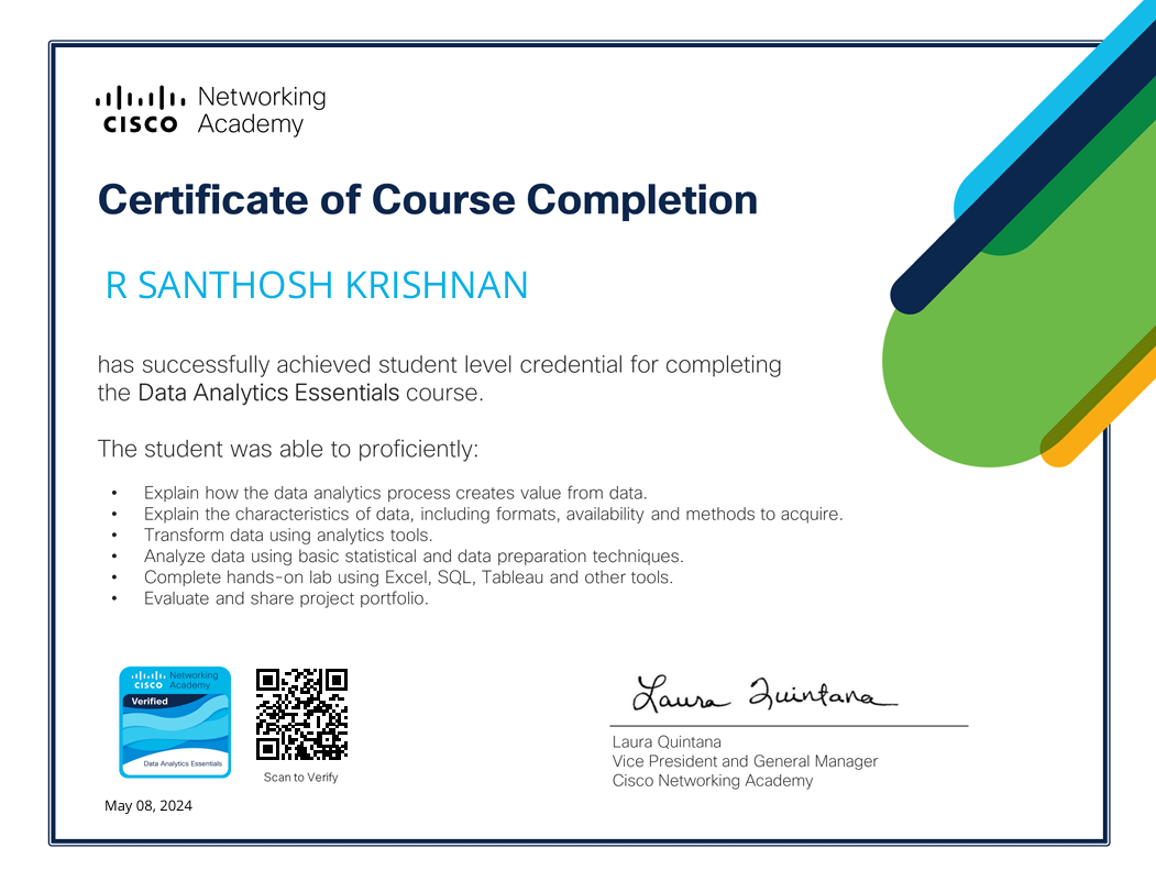 cisco Data Analytics Essentials